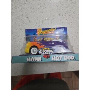 Hank Hot Rod The Chevron Cars Whitewall Tires Flames 2001 Vintage New Sealed